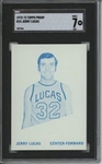 1972 Topps #15 jerry Lucas 9 card progressive proof.